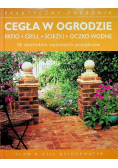 Cegła w ogrodzie Patio grill ścieżki oczko wodne