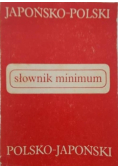 Słownik minimum japońsko - polski polsko - japoński