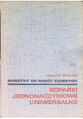 Maszyny do robót ziemnych Koparki jednonaczyniowe uniwersalne