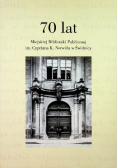 70 lat Miejskiej Biblioteki Publicznej im Cypriana K Norwida w Świdnicy