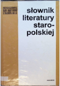 Słownik literatury staro polskiej