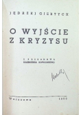 O wyjście z kryzysu 1938 r.