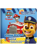 Psi Patrol Układanka  Kolorowanka Dzielna drużyna