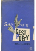 Sceniczny gest poety
