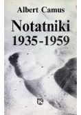 Camus Notatniki 1935 - 1959