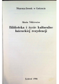 Biblioteka i życie kulturalne łańcuckiej rezydencji