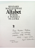 Alfabet Wybór z pamięci 90-latka