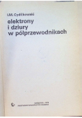 Elektrony i dziury w półprzewodnikach