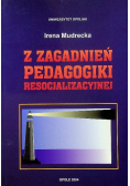 Z zagadnień pedagogiki resocjalizacyjnej
