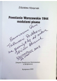 Powstanie Warszawskie 1944  medalami pisane