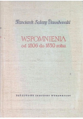 Wspomnienia od 1806 do 1830 roku
