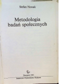 Metodologia badań społecznych