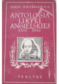 Antologia liryki angielskiej 1300 1956