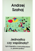 Jednostka czy wspólnota