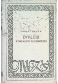 Dyalogi i fragmenty filozoficzne 1913 r.