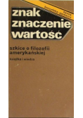 Znak znaczenie wartości