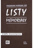 Listy, memoriały