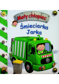 Mały chłopiec Śmieciarka Jarka