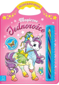 Magiczne jednorożce. Kolorowanka z naklejkami