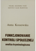 Funkcjonowanie kontroli społecznej