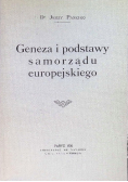Geneza i podstawy samorządu europejskiego reprint z 1926 r.