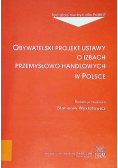 Obywatelski projekt ustaw o izbach przemysłowo handlowych w Polsce