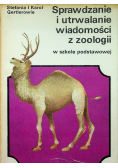 Sprawdzanie i utrwalanie wiadomości z zoologii