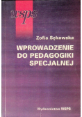 Wprowadzenie do pedagogiki specjalnej