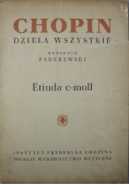 Chopin dzieła wszystkie Etiuda c moll