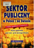 Sektor publiczny w Polsce i na Świecie między