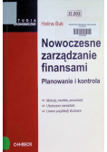 Nowoczesne zarządzanie finansami Planowanie i kontrola
