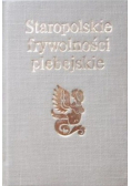 Staropolskie frywolności plebejskie