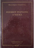Podmiot poznania a nauka