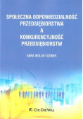 Społeczna odpowiedzialność przedsiębiorstwa a konkurencyjność przedsiębiorstw