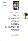 Skutki finansowe reformy systemu emerytalnego w Polsce
