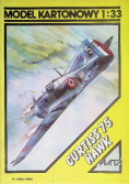Model kartonowy Curtiss 75 Hawk