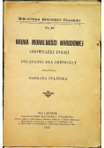 Nauka Moralności narodowej 1913 r.