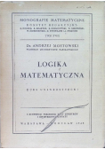 Logika matematyczna, 1948 r.