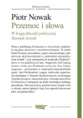 Przemoc i słowa. W kręgu filozofii politycznej