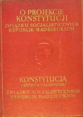 O projekcie konstytucji związku SRR