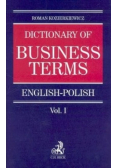 Dictionary of Business terms english-polish Vol. 1