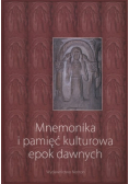 Mnemonika i pamięć kulturowa epok dawnych