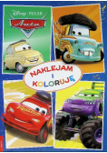 Disney Auta Naklejam i koloruję