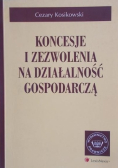 Koncesje i zezwolenia na działalność gospodarczą