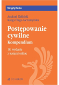Postępowanie cywilne. Kompendium z testami online