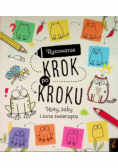 Rysowanie krok po kroku Koty żaby i inne zwierzęta