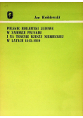 Polskie biblioteki ludowe w zaborze pruskim i na terenie rzeszy niemieckiej w latach 1843 - 1939