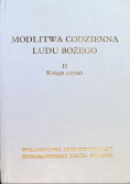 Modlitwa codzienna ludu Bożego II Księga czytań