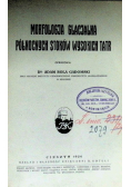 Morfologja glacjalna północnych stoków wysokich Tatr 1926 r.