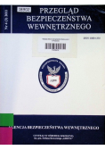 Przegląd bezpieczeństwa wewnętrznego Nr 4